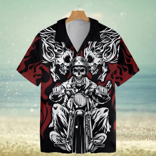 Skull Rider Motorcycle Ez20 0503 Hawaiian Shirt