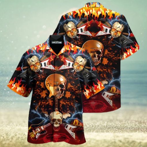 Skull Rock N Roll Edition – Hawaiian Shirt .