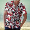 Skull Rose And Butterfly Black Aloha Hawaiian Shirt