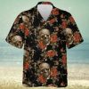 Buy Merry Chrismas With Skull Unisex Hawaiian Shirt