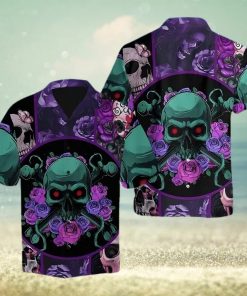 Skull Rose Hawaiian Shirt