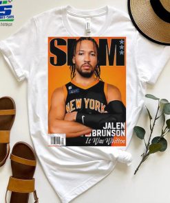 Slam Jalen Brunson it was written poster shirt