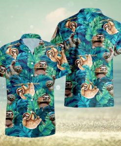 Sloth Cattle Hawaii Shirt Hawaiian Aloha Lover