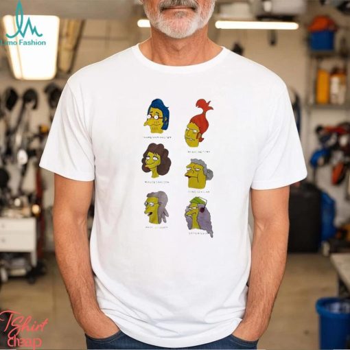 Snake Van Hauten Brandine Tony Maude Carlson Doris Szyslak Prof Lovejoy Otto Bouvier Shirt