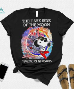 Snoopy Pink Floyd The Dark Side Of The Moon Thank You For The Memories 2023 Shirt