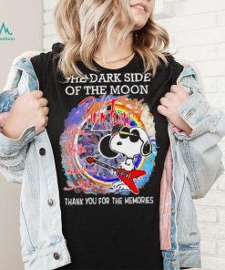 Snoopy Pink Floyd The Dark Side Of The Moon Thank You For The Memories 2023 Shirt