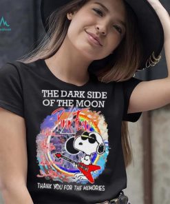 Snoopy Pink Floyd The Dark Side Of The Moon Thank You For The Memories 2023 Shirt