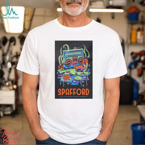 Spafford April 21, 2023 Roanoke VA, 5 Points Music Sanctuary Poster Shirt