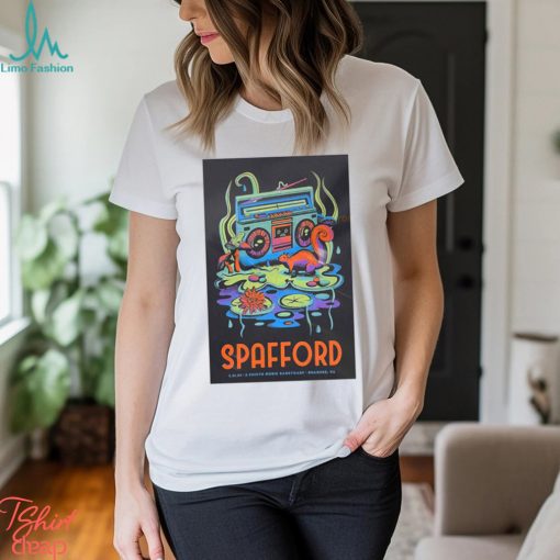 Spafford April 21, 2023 Roanoke VA, 5 Points Music Sanctuary Poster Shirt