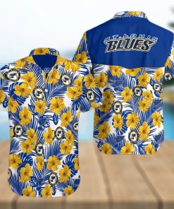 St Louis Blues AOP Short Sleeve Hawaiian Shirt