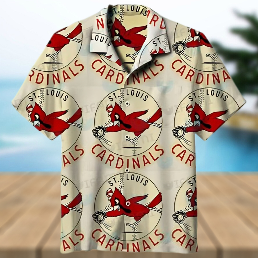 cardinals baseball hawaiian shirt