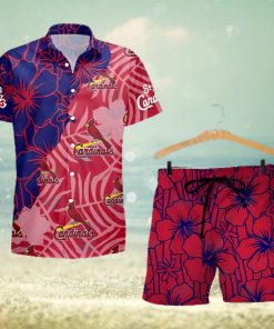 St Louis Cardinals Hawaiian Shirt Big Hibiscus St Louis Cardinals Gift