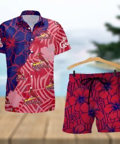 St Louis Cardinals Hawaiian Shirt Big Hibiscus St Louis Cardinals Gift