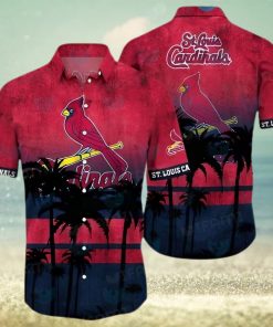 St Louis Cardinals Hawaiian Shirt Coconut Tree St Louis Cardinals Gift