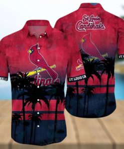 St Louis Cardinals Hawaiian Shirt Coconut Tree St Louis Cardinals Gift