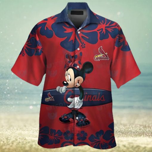 St Louis Cardinals Hawaiian Shirt Minnie Surfboard St Louis Cardinals Gift