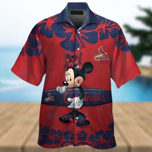 St Louis Cardinals Hawaiian Shirt Minnie Surfboard St Louis Cardinals Gift