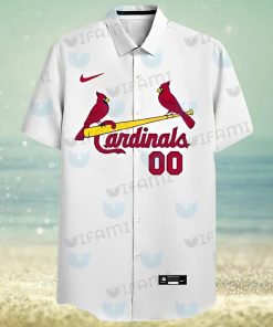 St Louis Cardinals Hawaiian Shirt Nike Logo Custom St Louis Cardinals Gift