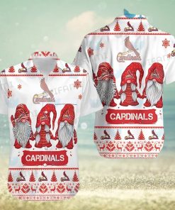 St Louis Cardinals Hawaiian Shirt Xmas Gnomes St Louis Cardinals Gift