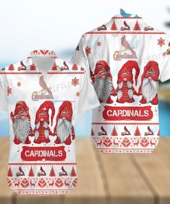 St Louis Cardinals Hawaiian Shirt Xmas Gnomes St Louis Cardinals Gift