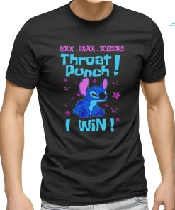 Stitch rock paper scissors throat punch i win shirt