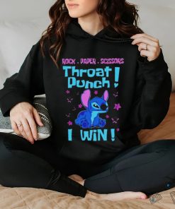 Stitch rock paper scissors throat punch i win shirt