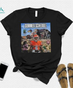 Summer Schedule Football Logo Shirt