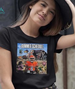 Summer Schedule Football Logo Shirt