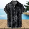 Summer Shirts for Men Summer New Printed Slim Fit Fashion Casual Short Sleeve Shirts