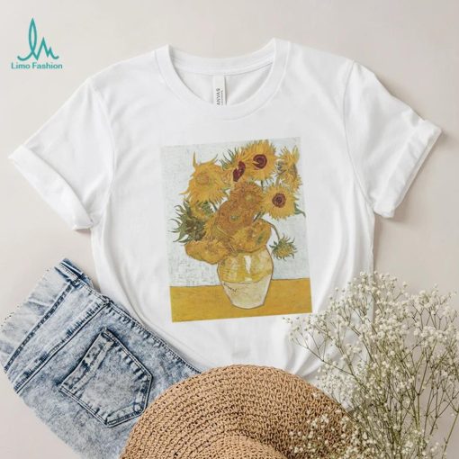Sunflowers Third Van Gogh graphic shirt