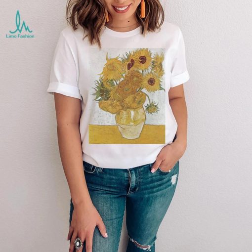 Sunflowers Third Van Gogh graphic shirt