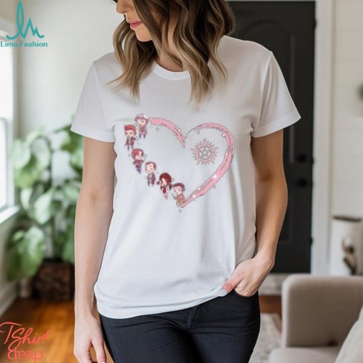 Supernatural Chibi Heart Shirt