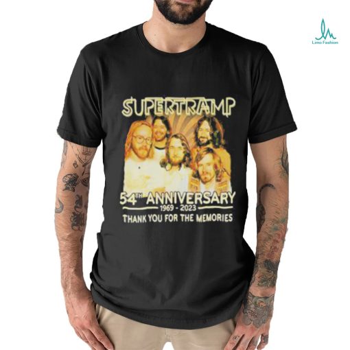 Supertramp 54th Anniversary 1969 – 2023 Thank You For The Memories Shirt