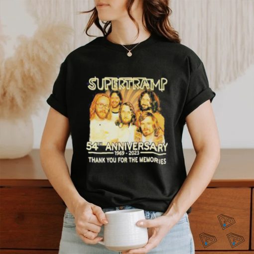 Supertramp 54th Anniversary 1969 – 2023 Thank You For The Memories Shirt