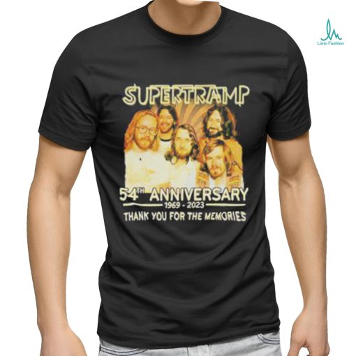 Supertramp 54th Anniversary 1969 – 2023 Thank You For The Memories Shirt