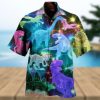 Jesus Ride A Dinosaur Hawaiian Shirt Funny Items