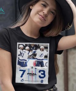 Tampa Bay Lightning 7 Vs 3 Toronto Maple Leafs Final Score 2023 Shirt