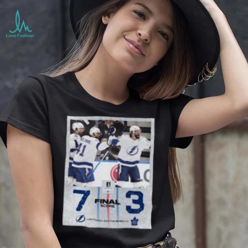 Tampa Bay Lightning 7 Vs 3 Toronto Maple Leafs Final Score 2023 Shirt