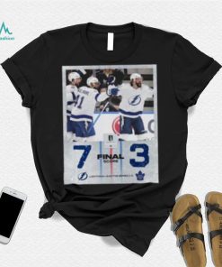 Tampa Bay Lightning 7 Vs 3 Toronto Maple Leafs Final Score 2023 Shirt