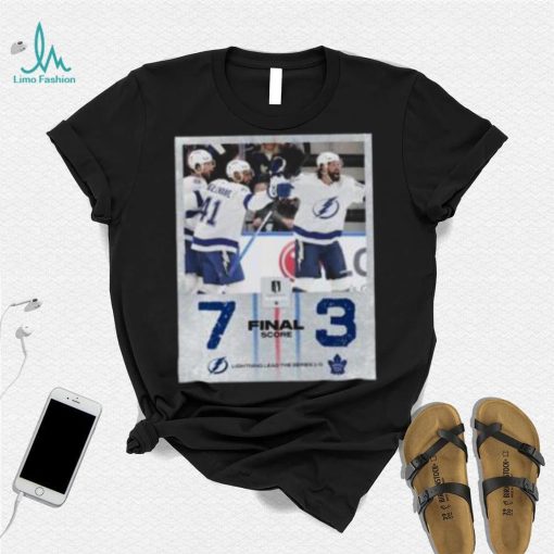 Tampa Bay Lightning 7 Vs 3 Toronto Maple Leafs Final Score 2023 Shirt