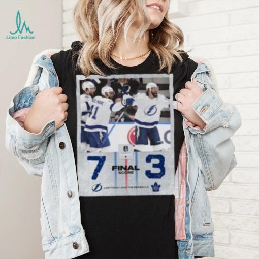 Tampa Bay Lightning 7 Vs 3 Toronto Maple Leafs Final Score 2023 Shirt
