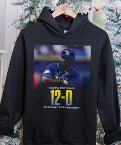 Tampa Bay Rays 12 0 To Start 2023 Season T Shirt