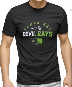 Tampa Bay Rays Nike Heather Purple Rewind Review Slash Tri Blend Shirt