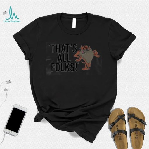 Taz That’s All Folks Shirt