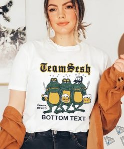 Teamsesh frogs bottom text shirt