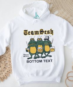 Teamsesh frogs bottom text shirt