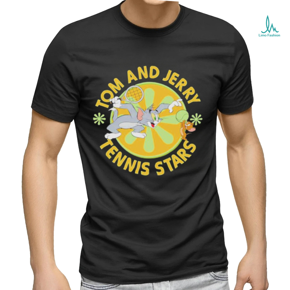 Tennis Stars Cartoon Tom And Jerry Shirt