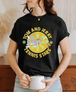 Tennis Stars Cartoon Tom And Jerry Shirt