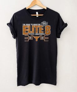Texas Longhorns Elite 8 2023 Basketball Black T Shirt