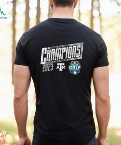 Texas a&m aggies 2023 sec women’s golf champions t shirt